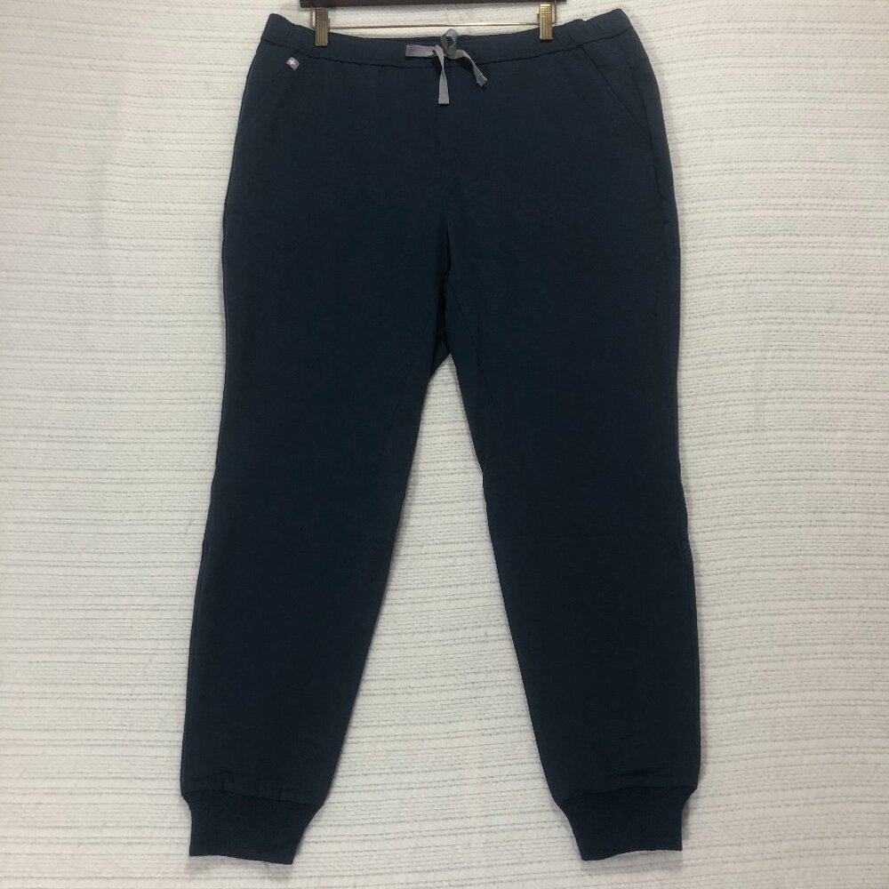 FIGS Catarina Jogger Scrub Pants Drawstring Comfort Pockets Blue Size XS